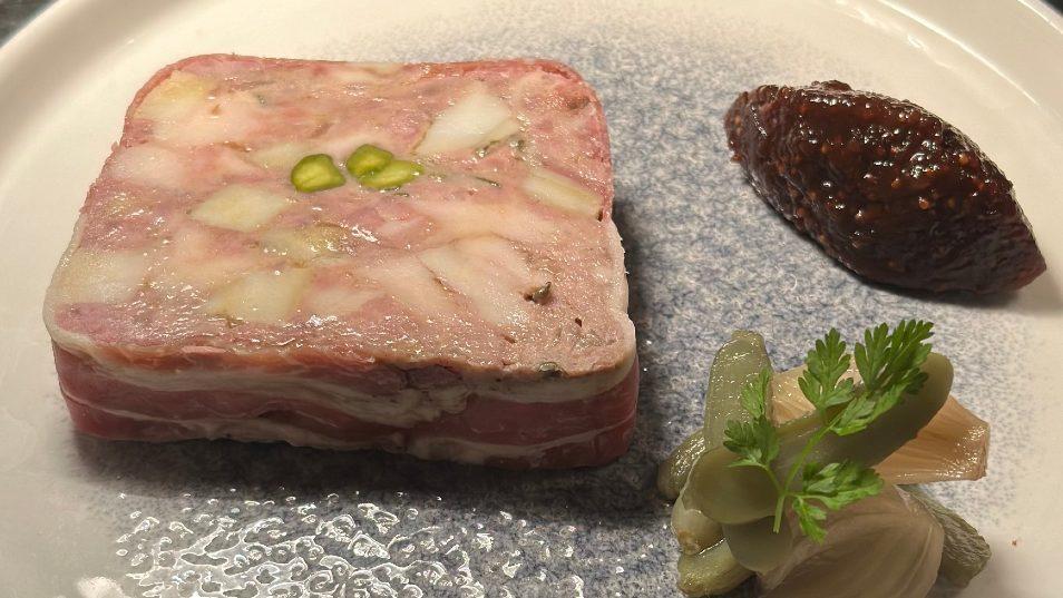 Rabbit and bacon terrine